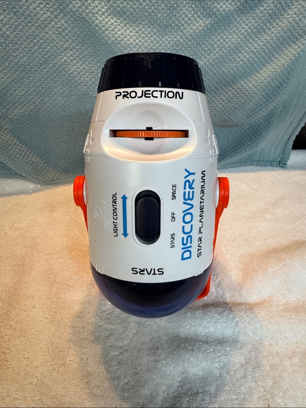 Discovery Star Planetarium Projector - White, Black and Orange